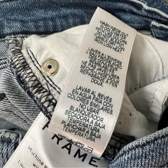 FRAME Le High Skinny Jeanne Raw Step Hem Oakley Wash - Picture 7 of 9